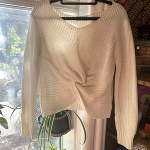 ☁️Sage the Label white knit sweater☁️